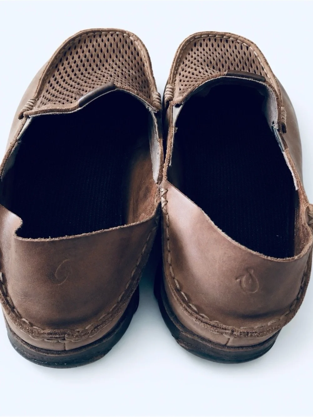 Olukai Moloa Kohana Suede Ray Tofee Slip On Loafers Men’s 9 M